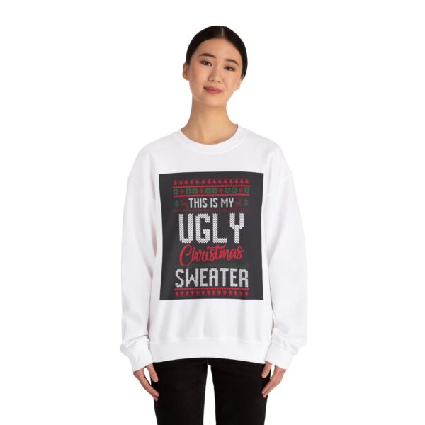 Ugly Christmas Sweatshirt - This Is My Holiday Crewneck - Image 4
