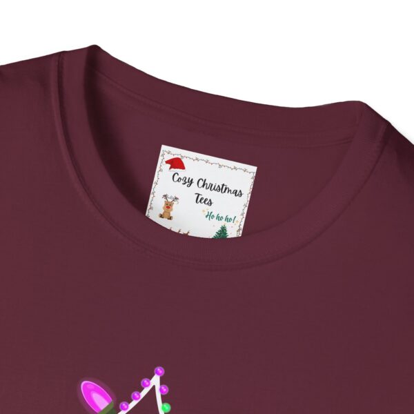 Christmas Tree Lights Unisex Softstyle T-Shirt - Image 47
