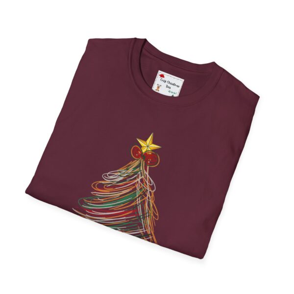 Festive Christmas Tree Unisex T-Shirt - Softstyle Holiday Tee - Image 60