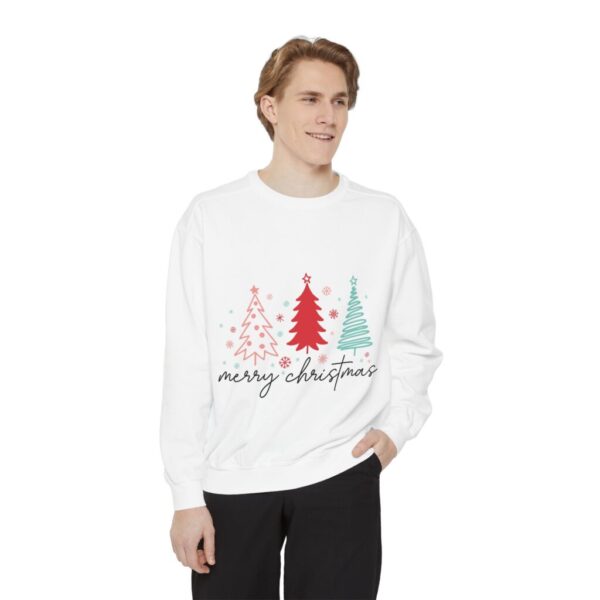 Merry Christmas Unisex Garment-Dyed Sweatshirt