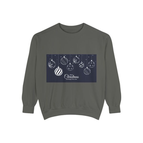 Festive Christmas Sweatshirt with Holiday Ornaments Design - Image 11