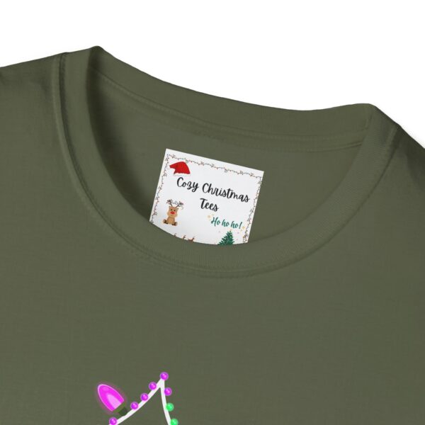 Christmas Tree Lights Unisex Softstyle T-Shirt - Image 55