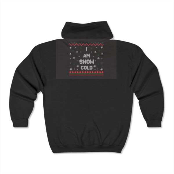 I Am Snow Cold Hoodie - Unisex Heavy Blend Full Zip Sweatshirt for Winter Celebrations