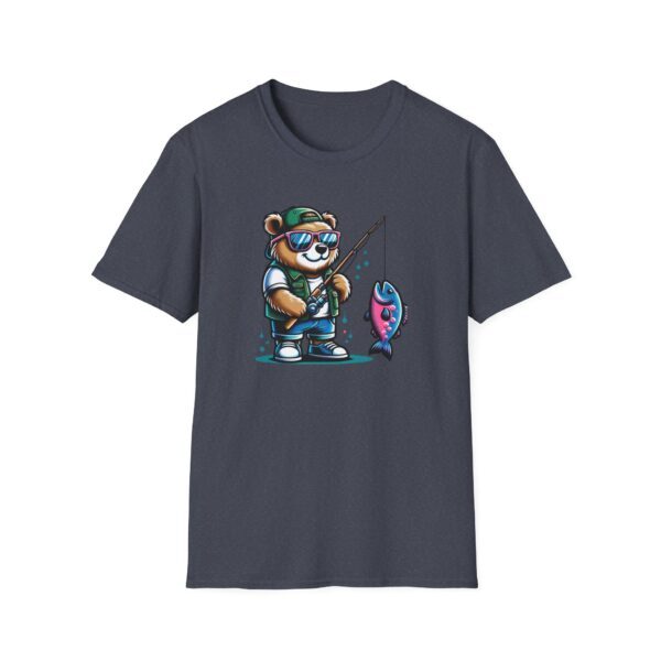 Fishing Buddy Panda Graphic T-Shirt - Unisex Softstyle Tee for Fishing Enthusiasts - Image 13
