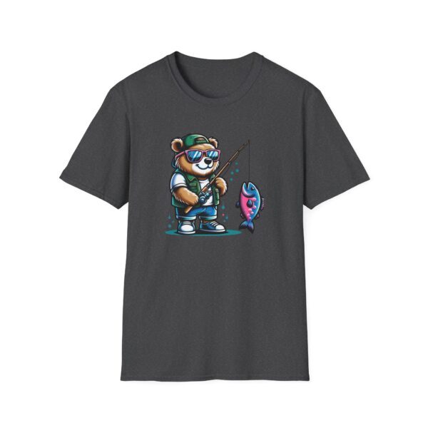 Fishing Buddy Panda Graphic T-Shirt - Unisex Softstyle Tee for Fishing Enthusiasts - Image 25