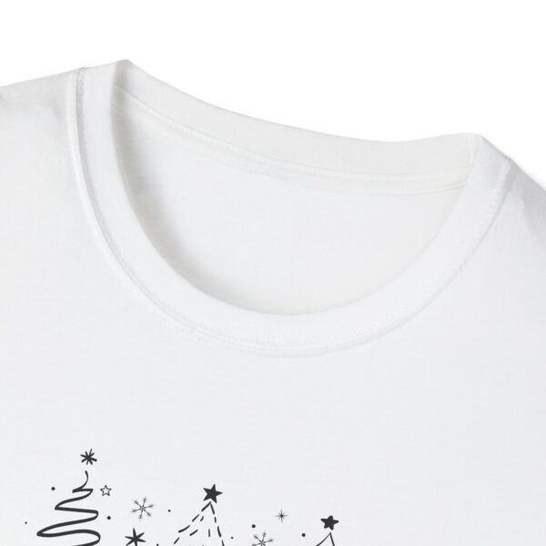 Merry Christmas Unisex Softstyle T-Shirt - Festive Holiday Tee with Christmas Trees - Image 35