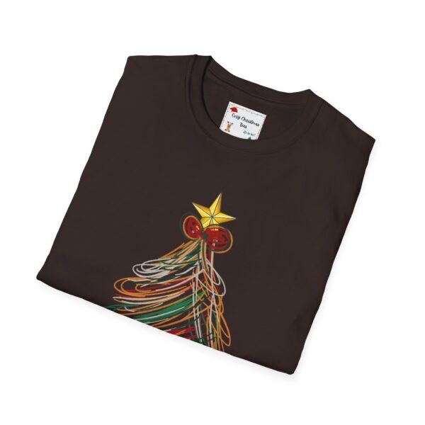 Festive Christmas Tree Unisex T-Shirt - Softstyle Holiday Tee - Image 32