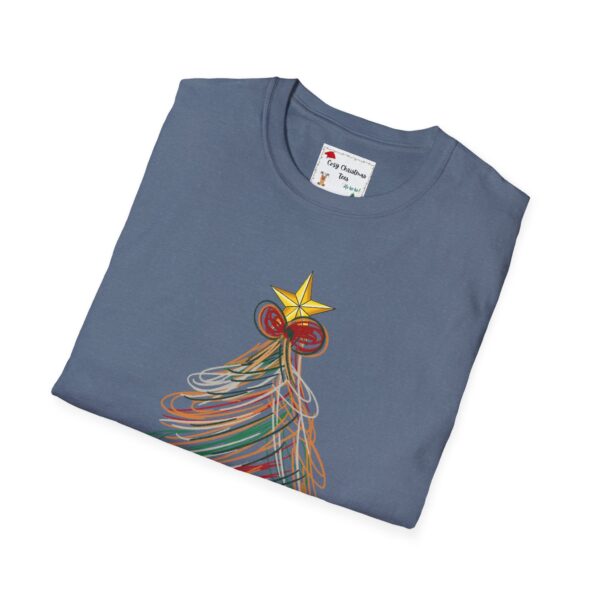 Festive Christmas Tree Unisex T-Shirt - Softstyle Holiday Tee - Image 36