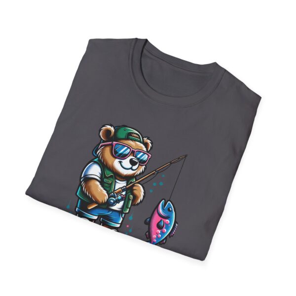 Fishing Buddy Panda Graphic T-Shirt - Unisex Softstyle Tee for Fishing Enthusiasts - Image 24