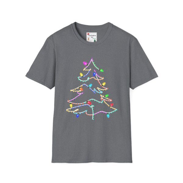 Christmas Tree Lights Unisex Softstyle T-Shirt - Image 41