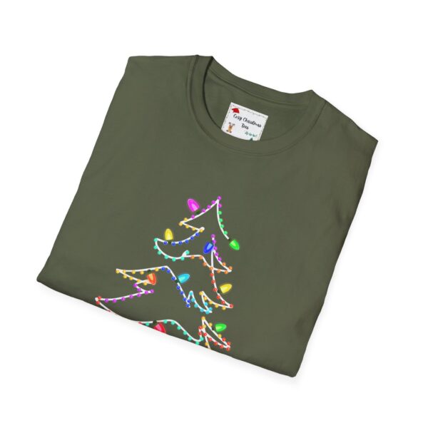 Christmas Tree Lights Unisex Softstyle T-Shirt - Image 56
