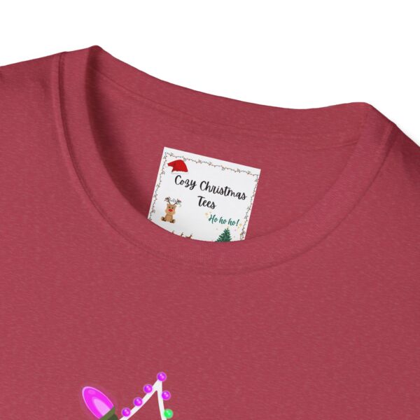 Christmas Tree Lights Unisex Softstyle T-Shirt - Image 11