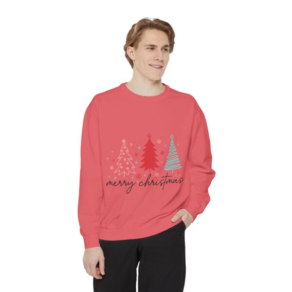 Merry Christmas Unisex Garment-Dyed Sweatshirt - Image 55
