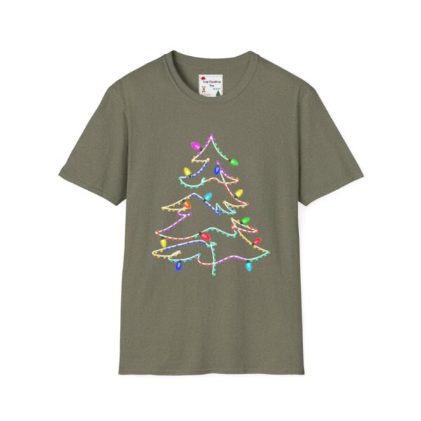 Christmas Tree Lights Unisex Softstyle T-Shirt