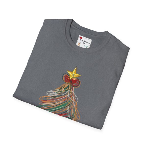 Festive Christmas Tree Unisex T-Shirt - Softstyle Holiday Tee - Image 40
