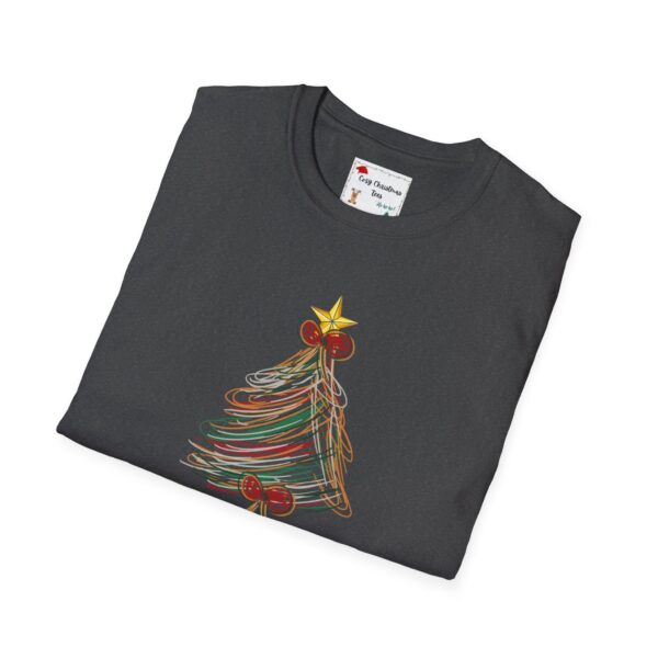 Festive Christmas Tree Unisex T-Shirt - Softstyle Holiday Tee - Image 20