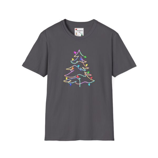 Christmas Tree Lights Unisex Softstyle T-Shirt - Image 17