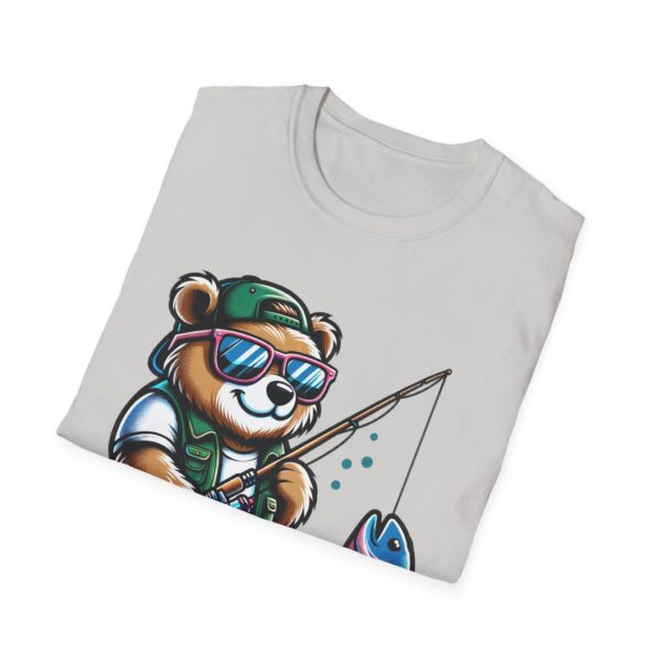 Fishing Buddy Panda Graphic T-Shirt - Unisex Softstyle Tee for Fishing Enthusiasts - Image 52