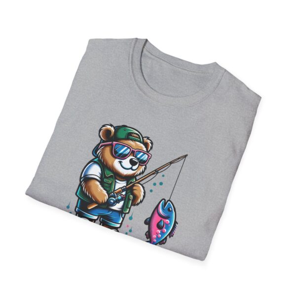 Fishing Buddy Panda Graphic T-Shirt - Unisex Softstyle Tee for Fishing Enthusiasts - Image 20