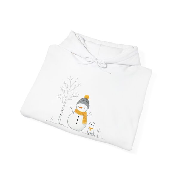 Cozy Snowman & Dog Hoodie - Perfect for Winter Celebrations - Image 20