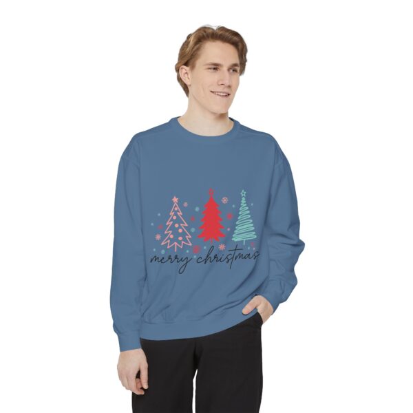 Merry Christmas Unisex Garment-Dyed Sweatshirt - Image 19