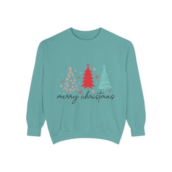 Merry Christmas Unisex Garment-Dyed Sweatshirt - Image 57