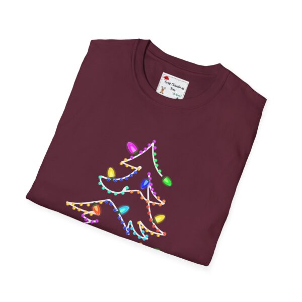 Christmas Tree Lights Unisex Softstyle T-Shirt - Image 48