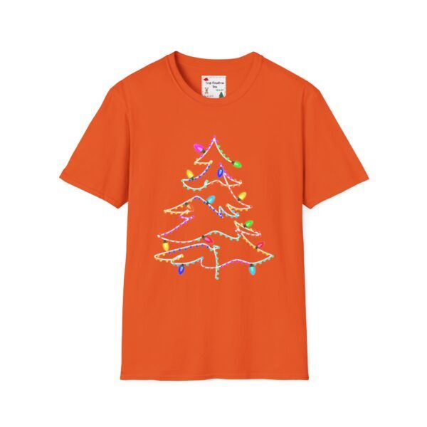 Christmas Tree Lights Unisex Softstyle T-Shirt - Image 37