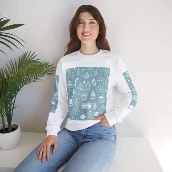 Festive Holiday Sweatshirt with Winter Design