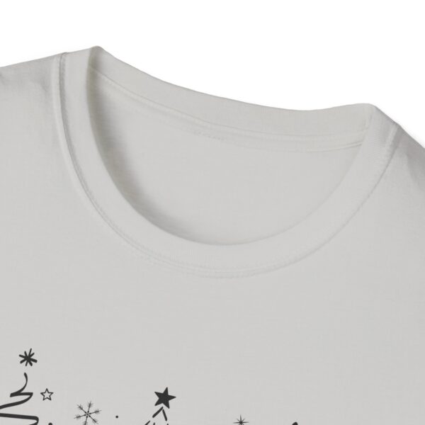 Merry Christmas Unisex Softstyle T-Shirt - Festive Holiday Tee with Christmas Trees - Image 56