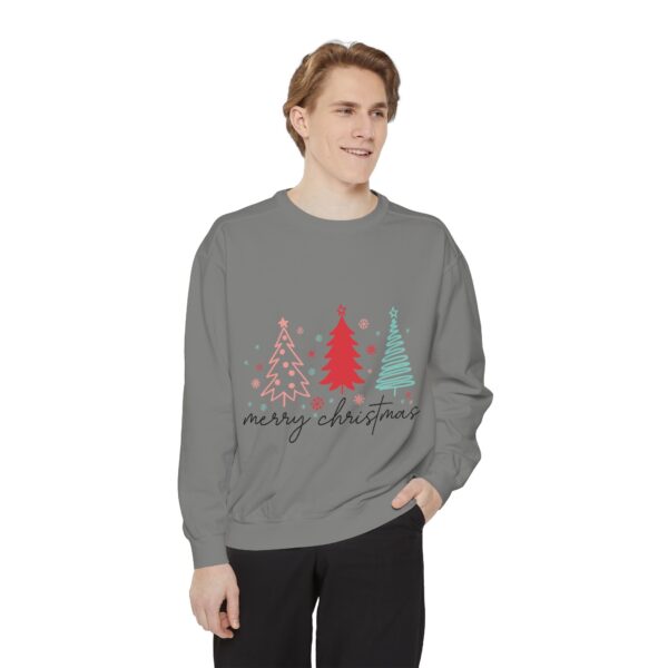 Merry Christmas Unisex Garment-Dyed Sweatshirt - Image 31