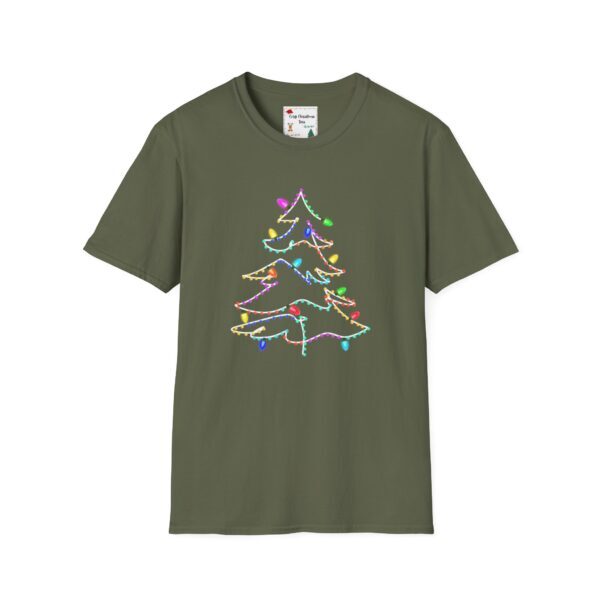 Christmas Tree Lights Unisex Softstyle T-Shirt - Image 53