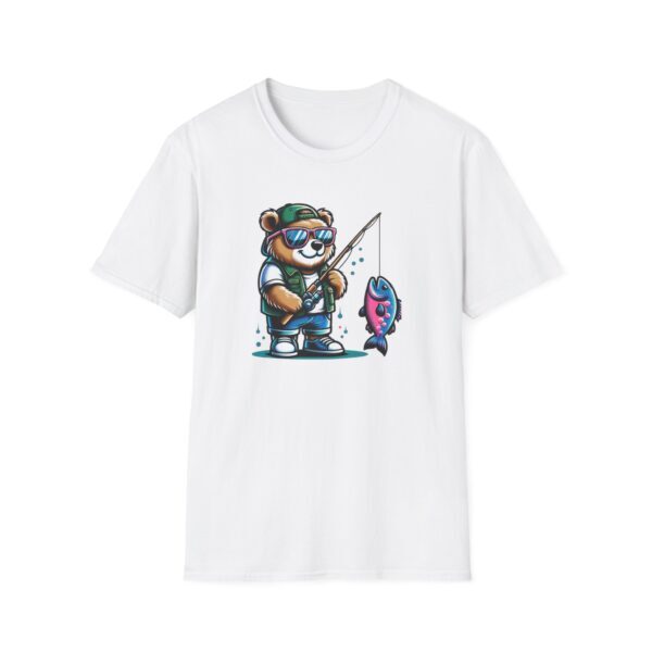 Fishing Buddy Panda Graphic T-Shirt - Unisex Softstyle Tee for Fishing Enthusiasts - Image 33