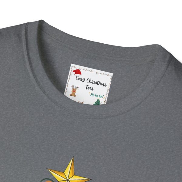 Festive Christmas Tree Unisex T-Shirt - Softstyle Holiday Tee - Image 39