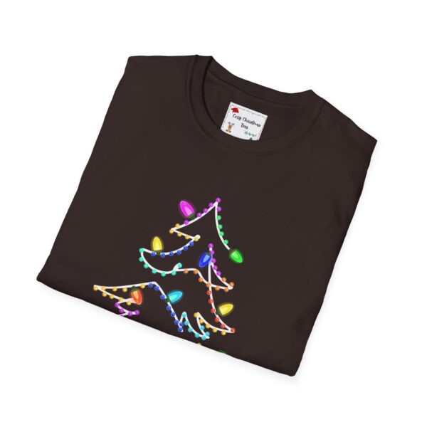 Christmas Tree Lights Unisex Softstyle T-Shirt - Image 36