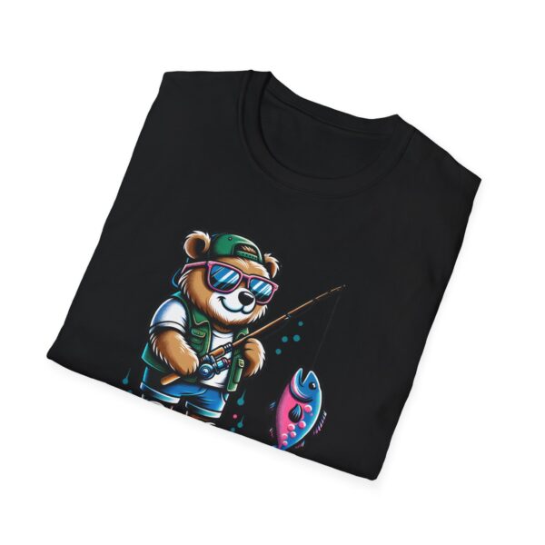 Fishing Buddy Panda Graphic T-Shirt - Unisex Softstyle Tee for Fishing Enthusiasts - Image 32