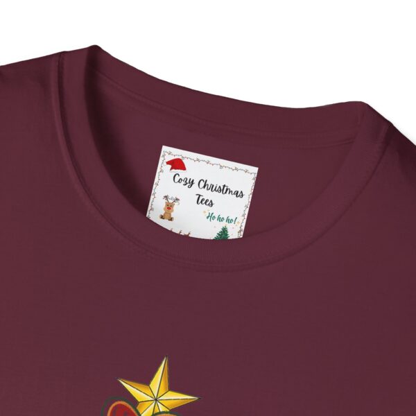 Festive Christmas Tree Unisex T-Shirt - Softstyle Holiday Tee - Image 59