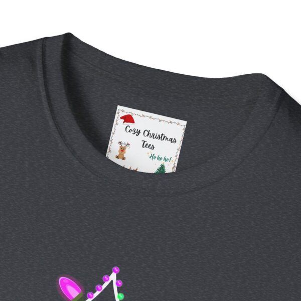Christmas Tree Lights Unisex Softstyle T-Shirt - Image 7