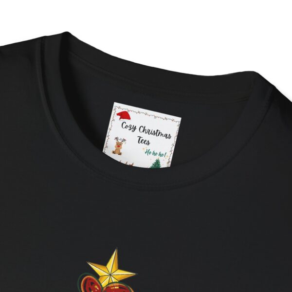 Festive Christmas Tree Unisex T-Shirt - Softstyle Holiday Tee - Image 23