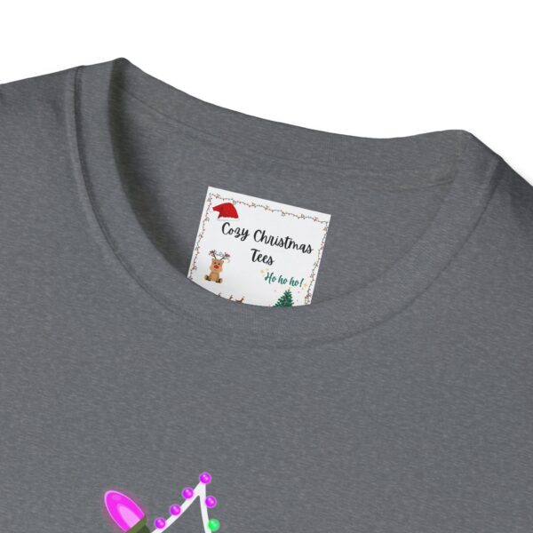 Christmas Tree Lights Unisex Softstyle T-Shirt - Image 43