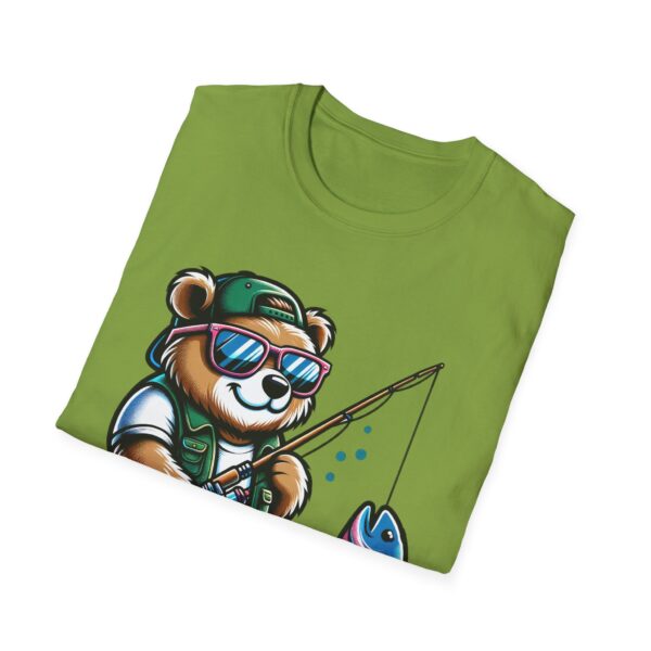 Fishing Buddy Panda Graphic T-Shirt - Unisex Softstyle Tee for Fishing Enthusiasts - Image 48