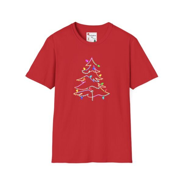Christmas Tree Lights Unisex Softstyle T-Shirt - Image 29
