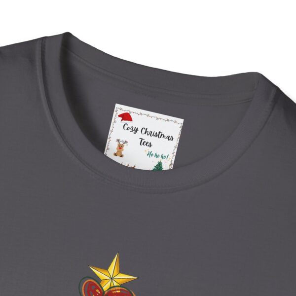 Festive Christmas Tree Unisex T-Shirt - Softstyle Holiday Tee - Image 15