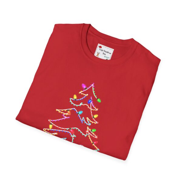 Christmas Tree Lights Unisex Softstyle T-Shirt - Image 32
