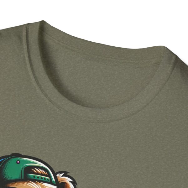 Fishing Buddy Panda Graphic T-Shirt - Unisex Softstyle Tee for Fishing Enthusiasts - Image 3