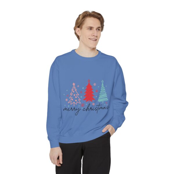 Merry Christmas Unisex Garment-Dyed Sweatshirt - Image 47