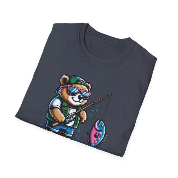 Fishing Buddy Panda Graphic T-Shirt - Unisex Softstyle Tee for Fishing Enthusiasts - Image 16