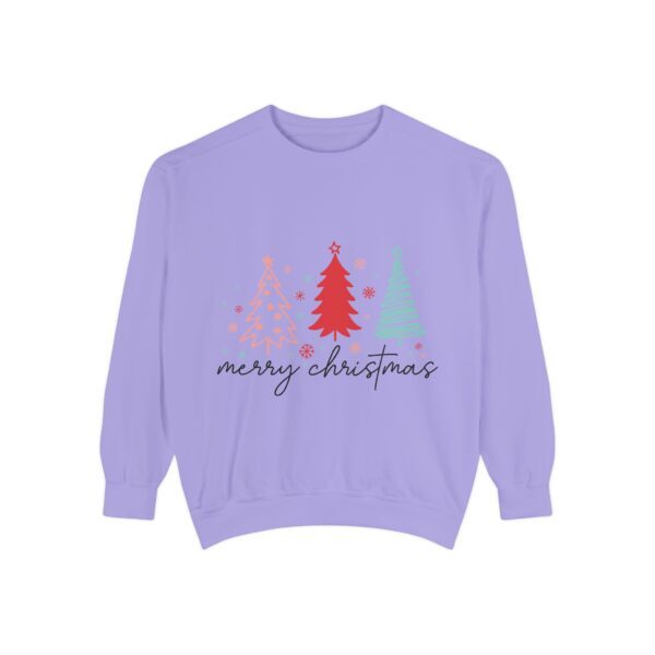 Merry Christmas Unisex Garment-Dyed Sweatshirt - Image 33