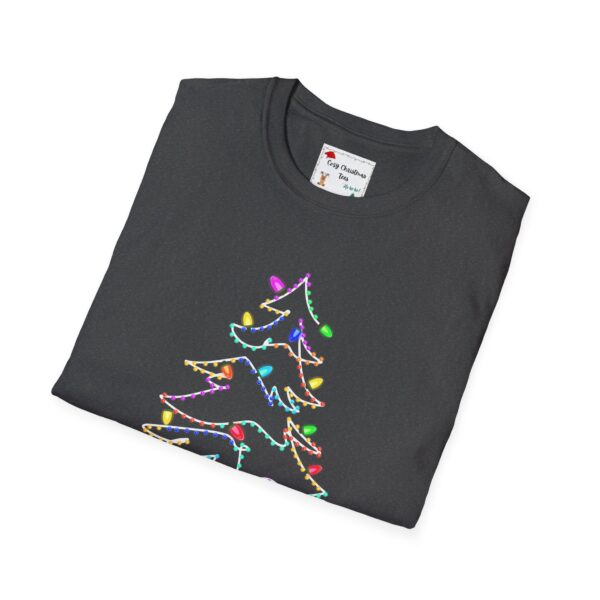 Christmas Tree Lights Unisex Softstyle T-Shirt - Image 24