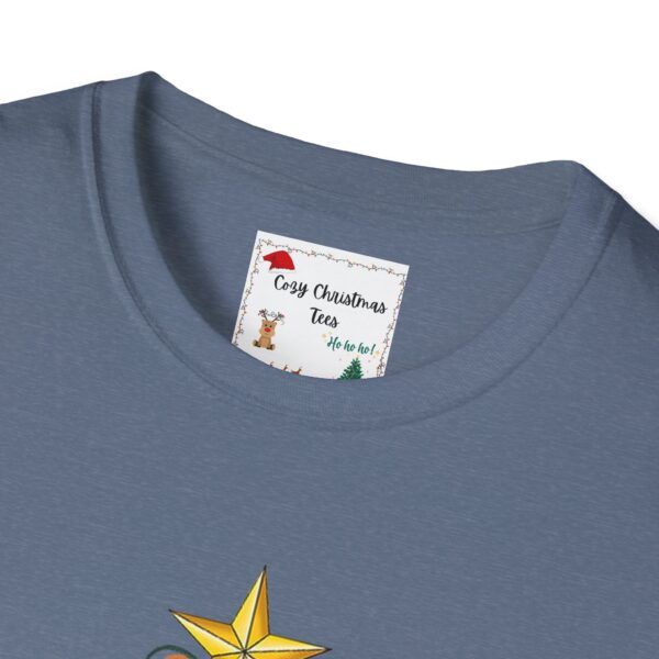 Festive Christmas Tree Unisex T-Shirt - Softstyle Holiday Tee - Image 35